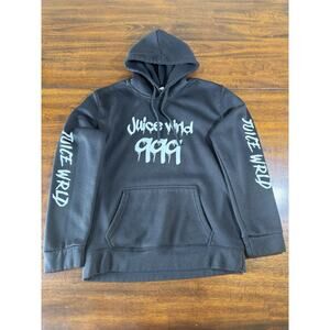 juice wrld 999 pop singer rapper Black music merch hoodie size medium